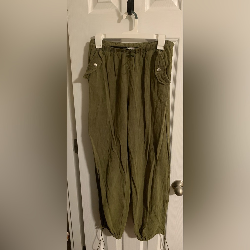 Better Be Khaki Elastic Waist Pants